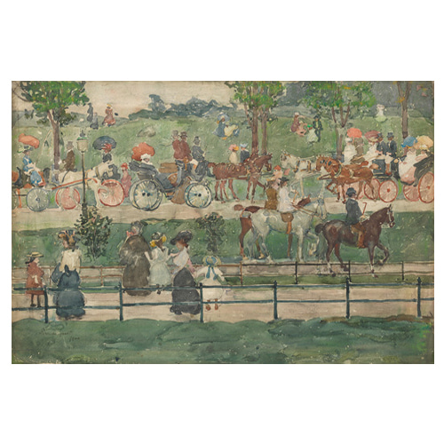 Central Park, 1900 - 모리스 프렌더개스트 / 인테리어그림 (수입원목액자)