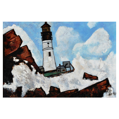 The Lighthouse - 마스던 하틀리 / 인테리어그림 (수입원목액자)