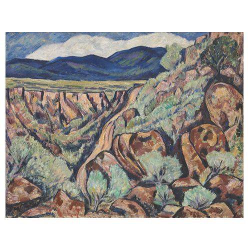 Marsden Hartley  Landscape New Mexico - 마스던 하틀리 / 인테리어그림 (수입원목액자)