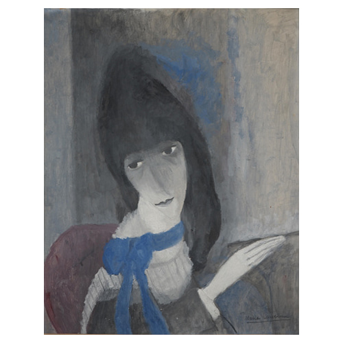 Jeune Fille en Blue - 마리 로랑생 / 인테리어그림 (수입원목액자)