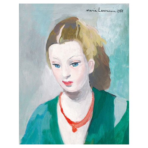 Portrait de Femme - 마리 로랑생 / 인테리어그림 (수입원목액자)