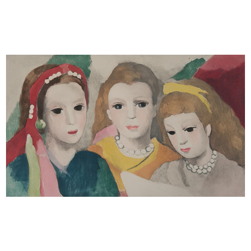 Trois femmes en buste - 마리 로랑생 / 인테리어그림 (수입원목액자)