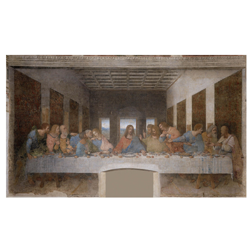 최후의 만찬 - 레오나르도 다빈치 / 명화그림 (수입원목액자)
