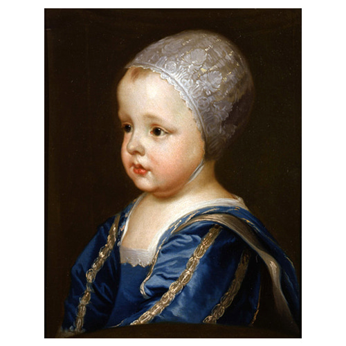 어린시절의 제임스 3세의 초상 - 안톤 반 다이크 / 명화그림 (수입원목액자)