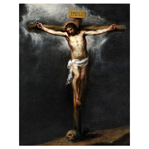 십자가의 그리스도 - 에스테반 무리요 / 명화그림 (수입원목액자)