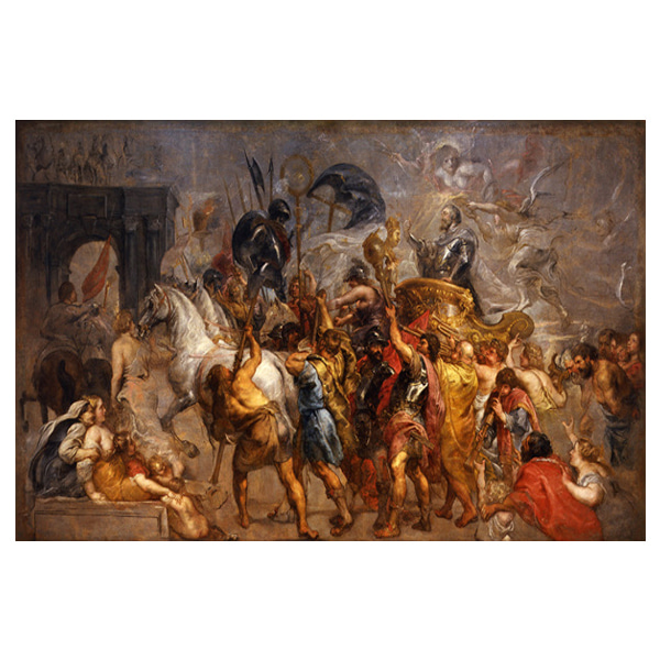 파리의 승리한 헨리4세의 입성 - 피터 파울 루벤스 / 명화그림 (수입원목액자)