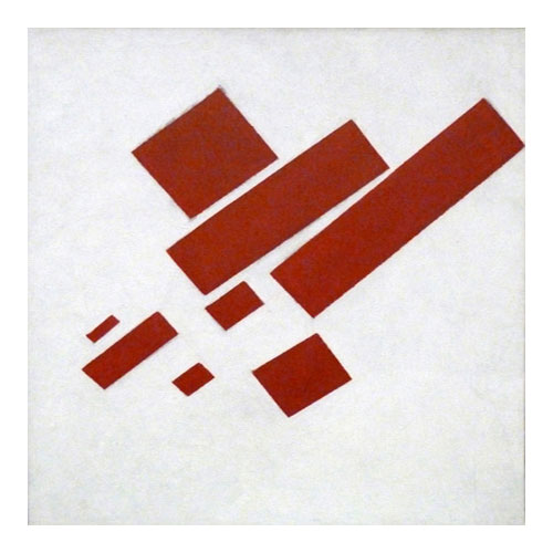 절대주의, 여덟개의 빨간 사각형 - 카지미르 말레비치 / 추상화그림 (인테리어액자)
