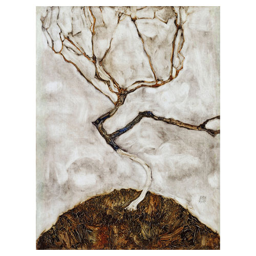 늦가을의 작은 나무 - 에곤 실레 / 추상화그림 (인테리어액자)